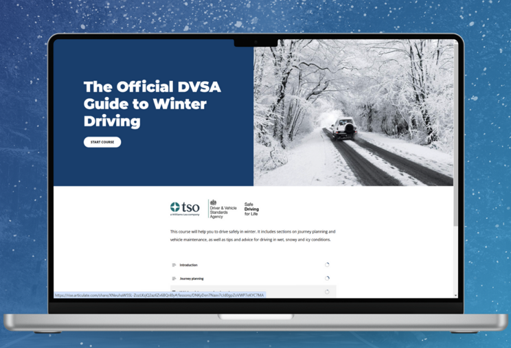 Official Dvsa Guide To Winter Driving E Learning Published Tso